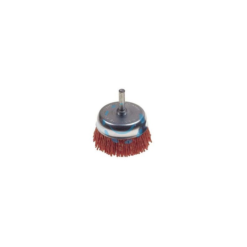 SPAZZOLA A TAZZA IN NYLON ABRASIVO ARANCIO - ø mm.50 PG 497.25