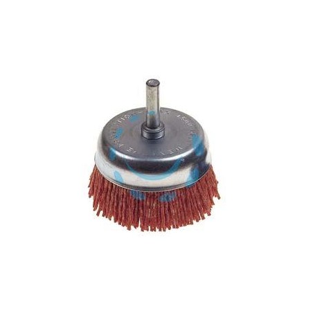SPAZZOLA A TAZZA IN NYLON ABRASIVO ARANCIO - ø mm.50 PG 497.25