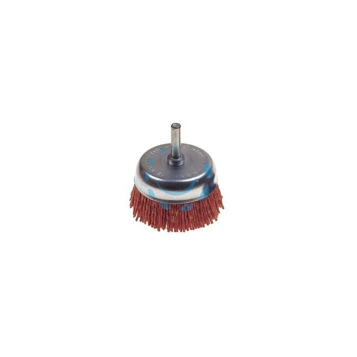 SPAZZOLA A TAZZA IN NYLON ABRASIVO ARANCIO - ø mm.50 PG 497.25