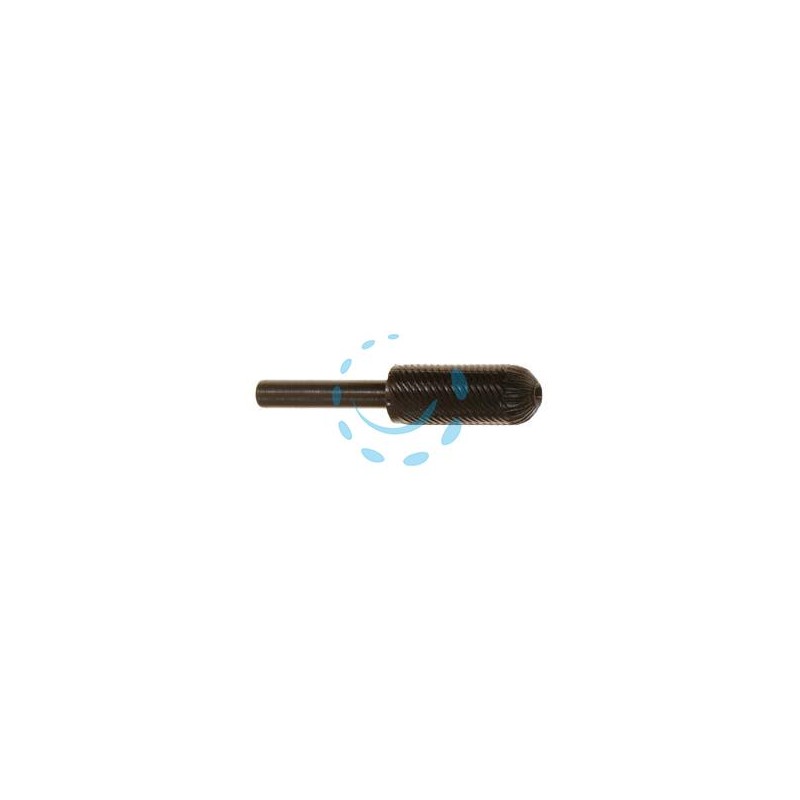 FRESA-LIMA CILINDRICA BOMBATA ROTATIVA PER FERRO - codolo mm.6 per trapano PG 424.00
