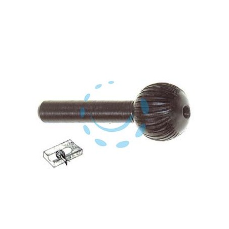FRESA-LIMA SFERICA ROTATIVA PER FERRO - codolo mm.6 per trapano PG 426.00