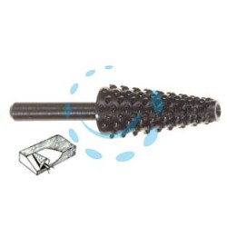 FRESA-RASPA CONICA ROTATIVA PER LEGNO - codolo mm.6 per trapano PG 432.00