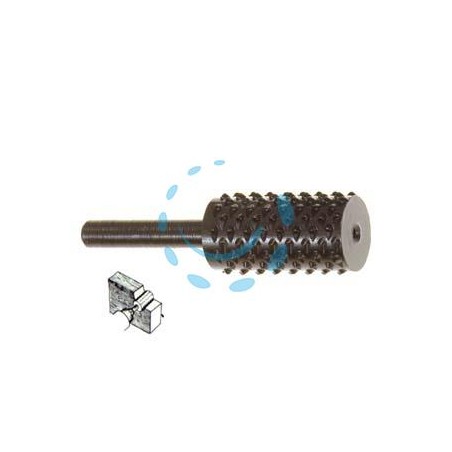 FRESA-RASPA CILINDRICA ROTATIVA PER LEGNO - codolo mm.6 per trapano PG 430.00