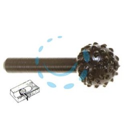 FRESA-RASPA SFERICA ROTATIVA PER LEGNO - codolo mm.6 per trapano PG 434.00