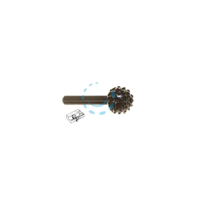 FRESA-RASPA SFERICA ROTATIVA PER LEGNO - codolo mm.6 per trapano PG 434.00