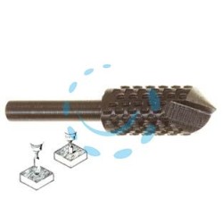 FRESA-RASPA A SVASARE ROTATIVA PER LEGNO - codolo mm.6 PG 438.00