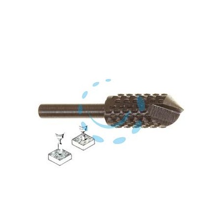 FRESA-RASPA A SVASARE ROTATIVA PER LEGNO - codolo mm.6 PG 438.00