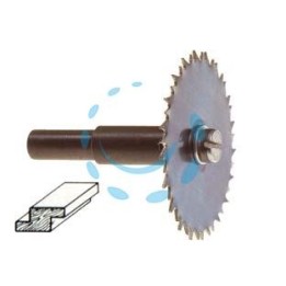 FRESA CIRCOLARE A SEGA - ø mm.45x1,5 codolo mm.8, per il legno PG 370.00
