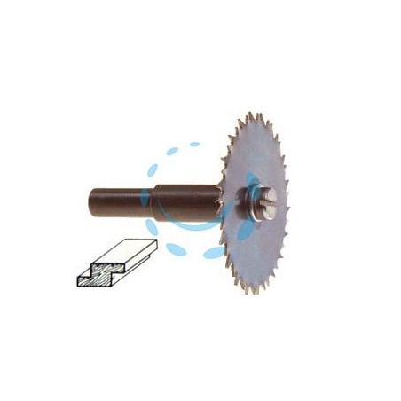 FRESA CIRCOLARE A SEGA - ø mm.45x1,5 codolo mm.8, per il legno PG 370.00
