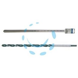 PUNTE PER LEGNO RETTIFICATE PROLUNGATE A 2 TAGLIENTI - ø mm.16x400 - in blister