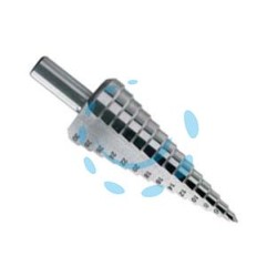 FRESA CONICA GRADUATA HSS-G - ø mm.4/20 gambo mm.10x85 9 gradini