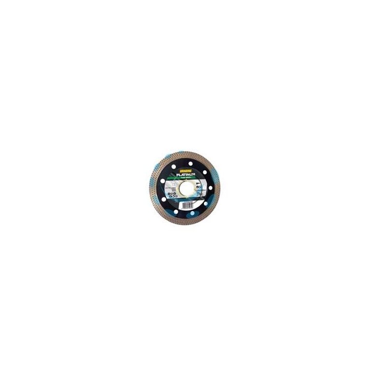 DISCHI DIAMANTATI "PLATINUM THIN GRES+" PER GRES Ø MM.115 - ø mm.115x1,4 foro 22,23 corona continua 