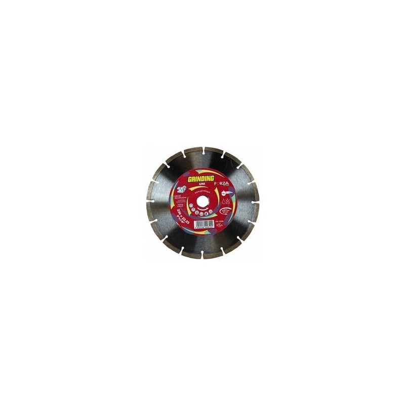 DISCHI DIAMANTATI UNIVERSALI PER MATERIALI DA COSTRUZIONE Ø MM.230 - ø mm.230x2 foro 22,2 corona a settori