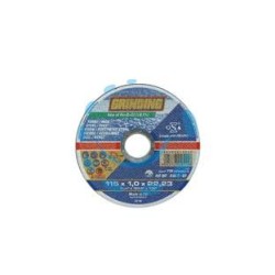 DISCHI DA TAGLIO SOTTILE CENTRO PIANO PER FERRO/INOX - ø mm.125x1,0 foro 22,23 da taglio per ferro/inox