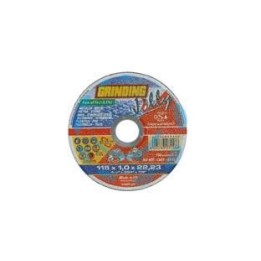 DISCHI DA TAGLIO "JOLLY" SOTTILE CENTRO PIANO UNIVERSALE - ø mm.125x1,6 foro 22,2 x met.,all., marmo, PVC