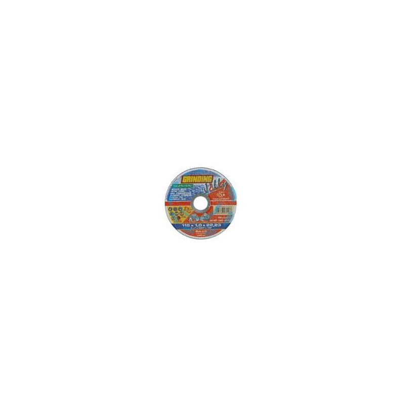 DISCHI DA TAGLIO "JOLLY" SOTTILE CENTRO PIANO UNIVERSALE - ø mm.125x1,6 foro 22,2 x met.,all., marmo, PVC