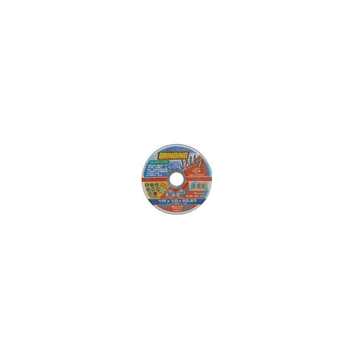DISCHI DA TAGLIO "JOLLY" SOTTILE CENTRO PIANO UNIVERSALE - ø mm.125x1,6 foro 22,2 x met.,all., marmo, PVC