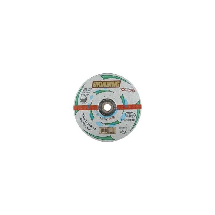 DISCHI DA TAGLIO CENTRO DEPRESSO PER MARMO "FORZA" Ø MM.230 - ø mm.230x3,2 foro 22,2 da taglio per marmo