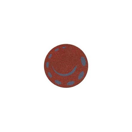 DISCHI CARTA ABRASIVA CON VELCRO PER ROTORBITALI Ø MM.115 - grana 80 blister da 6 pz.