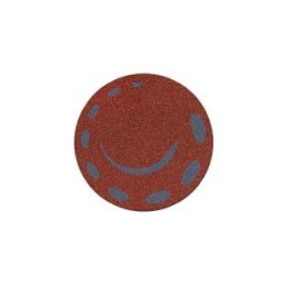 DISCHI CARTA ABRASIVA CON VELCRO PER ROTORBITALI Ø MM.115 - grana 120 blister da 6 pz.