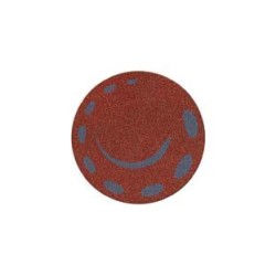 DISCHI CARTA ABRASIVA CON VELCRO PER ROTORBITALI Ø MM.115 - grana 120 blister da 6 pz.