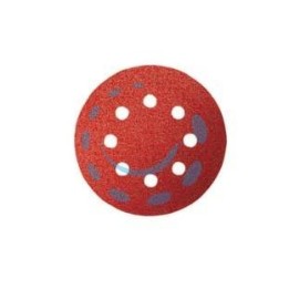 DISCHI CARTA ABRASIVA FORATA CON VELCRO PER ROTORBITALI Ø MM.115 - grana 60 blister da pz.6