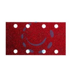 FOGLI CARTA ABRASIVA FORATA CON VELCRO PER LEVIGATRICI - grana 120 blister da pz.6