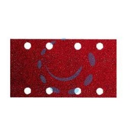 FOGLI CARTA ABRASIVA FORATA CON VELCRO PER LEVIGATRICI - grana 180 blister da pz.6