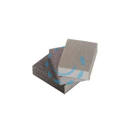 SPUGNE ABRASIVE A SAPONETTA "GRINSPON" - grana fine 180 - mm.100x66x26h. 
