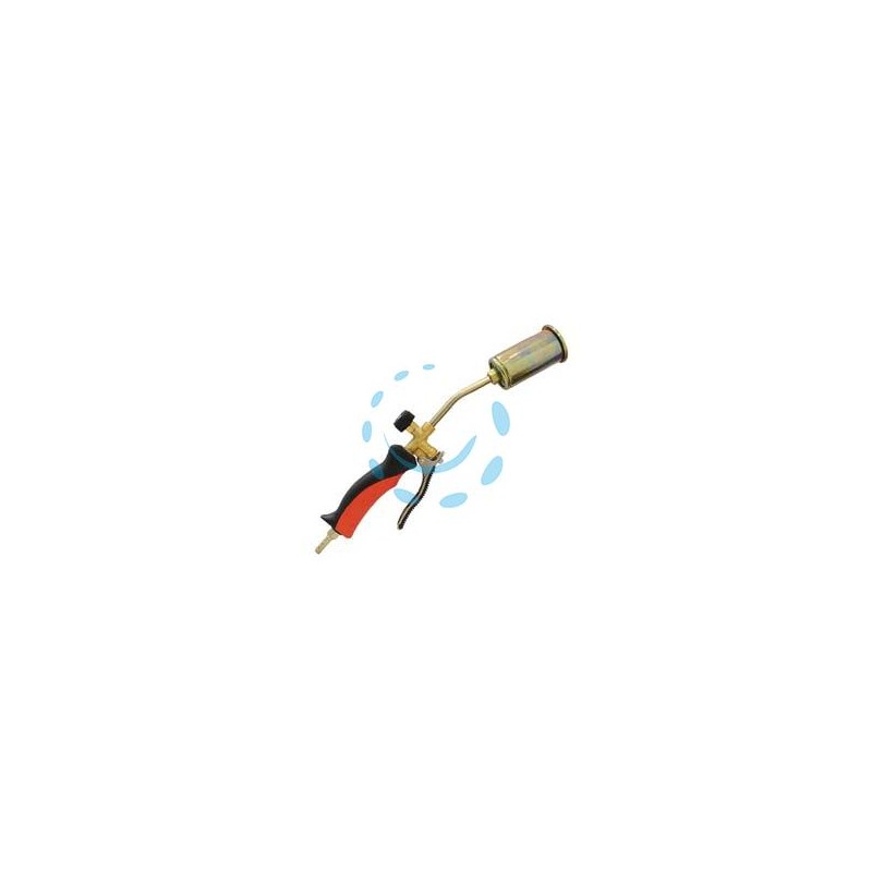 CANNELLO RISCALDO A GAS DA ASFALTISTA CON LEVA CM.40 - bruciatore ø mm.45