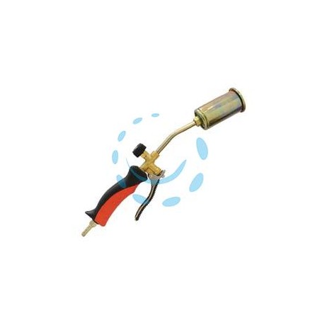 CANNELLO RISCALDO A GAS DA ASFALTISTA CON LEVA CM.40 - bruciatore ø mm.45
