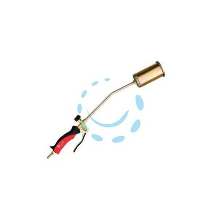 CANNELLO RISCALDO A GAS DA ASFALTISTA CON LEVA - cm.70, bruciatore ø mm.60