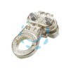 CAPICORDA CON MORSETTO PER SERAGGIO CAVO per cavo con sezione mmq.35 - foro ø mm.8