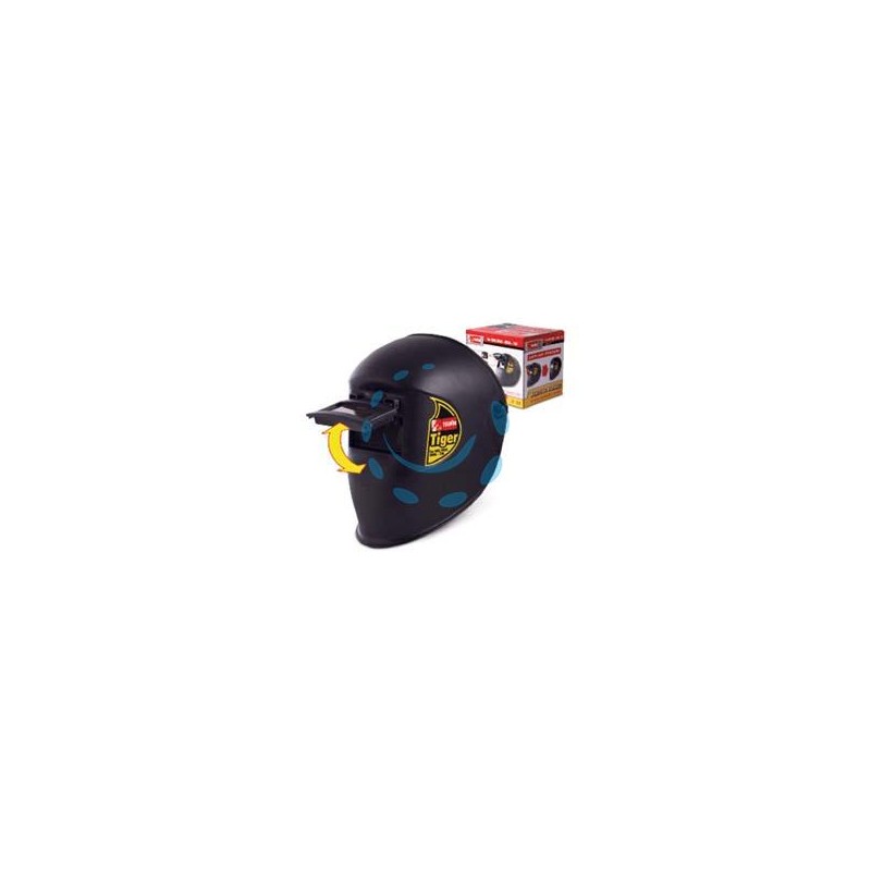 MASCHERA PROFESSIONALE TIGER C/1 VETRO INATTINICO+1 VETRO TRASPARENTE - vetro 51 x 107