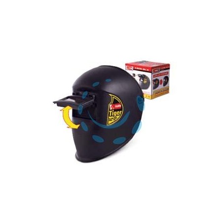 MASCHERA PROFESSIONALE TIGER C/1 VETRO INATTINICO+1 VETRO TRASPARENTE - vetro 51 x 107