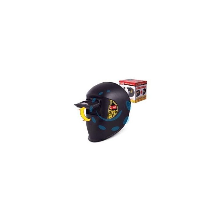 MASCHERA PROFESSIONALE TIGER C/1 VETRO INATTINICO+1 VETRO TRASPARENTE - vetro 51 x 107