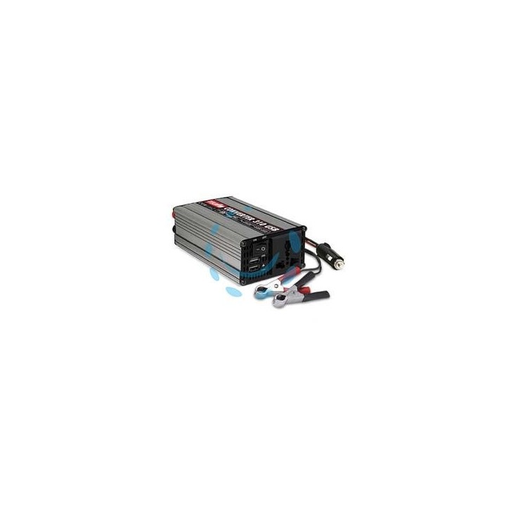 CONVERTITORE INVERTER 12V-230V 310W CON 2 USB - cm.17x9,5x5,4 - 0,8 Kg.