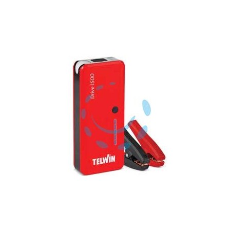 AVVIATORE/POWER BANK DRIVE 1500 12V CON 2 PORTE USB E 2 LUCI 