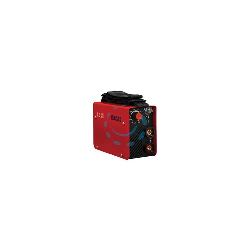 SALDATRICE ELETTRICA INVERTER 120 MINI - mm.210x90x145h. - peso kg.2.4