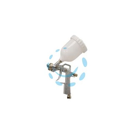 AEROGRAFO SERBATOIO SUPERIORE CON ATTACCO DADO CAPETTATO - ugello mm.1,8