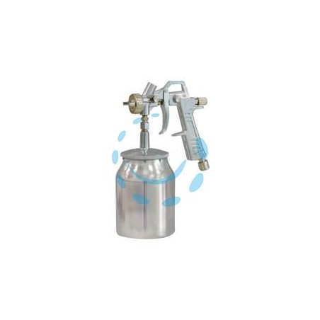 AEROGRAFO SERBATOIO INFERIORE CON ATTACCO DADO CAPETTATO - ugello mm.1,5