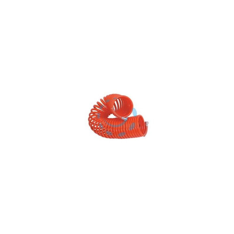 TUBO A SPIRALE PER COMPRESSORI CON ATTACCHI A BAIONETTA - ø mm.6x8 mt.7,5