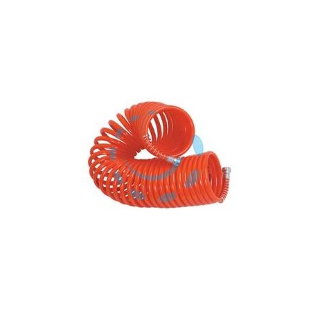 TUBO A SPIRALE PER COMPRESSORI CON ATTACCHI A BAIONETTA - ø mm.6x8 mt.15 