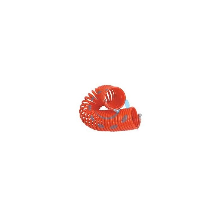 TUBO A SPIRALE PER COMPRESSORI CON ATTACCHI A BAIONETTA - ø mm.6x8 mt.15 