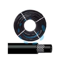 TUBO PER COMPRESSORI IN PVC NERO RINFORZATO - ø mm.8X17 - pressione esercizio 20 atm