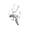 AEROGRAFO SERBATOIO SUPERIORE - ugello mm.1,8