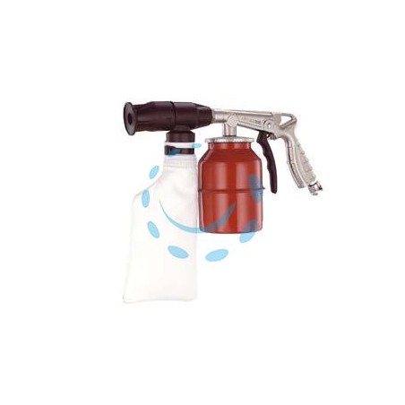 PISTOLA PER SABBIATURA IN KIT CON UGELLI - 1 barattolo di sabbia da 700 g art. A/211 