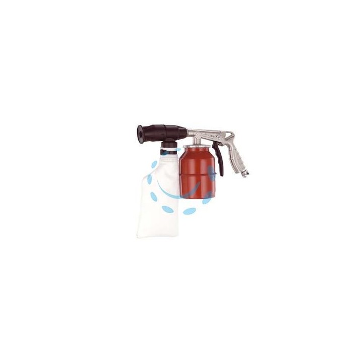 PISTOLA PER SABBIATURA IN KIT CON UGELLI - 1 barattolo di sabbia da 700 g art. A/211 