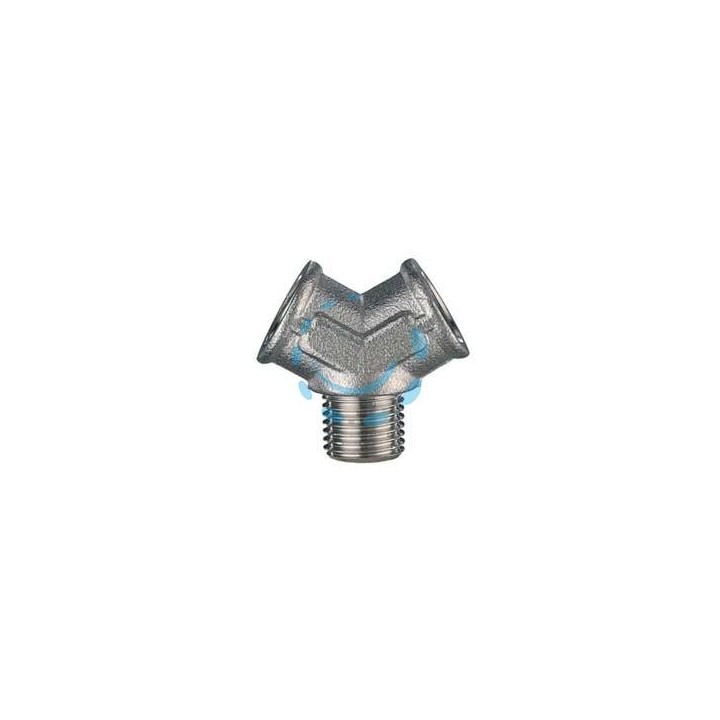 DEVIAZIONE FEMMINA "Y" CON CENTRALE MASCHIO - attacco inferiore 3/8"M art.32/B