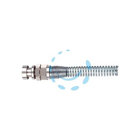 ATTACCO A BAIONETTA CON MOLLA - per tubo ø mm.6X8 art.60MF